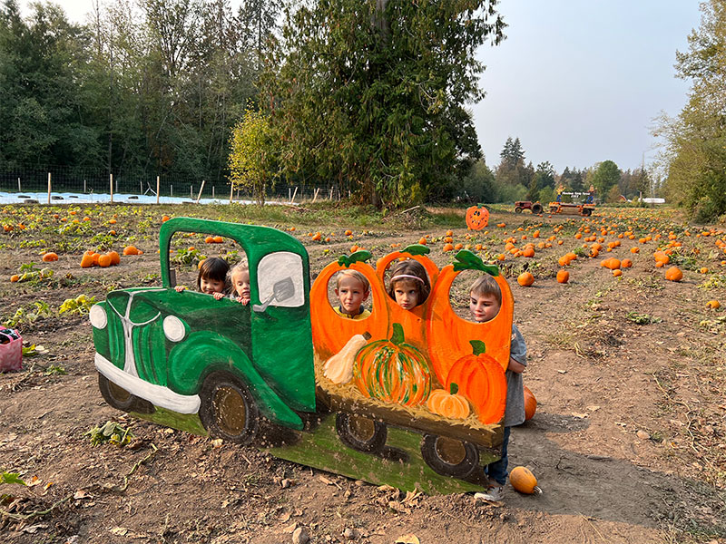 field trip to a pumpkin patch